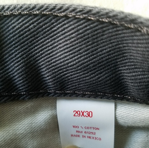 Arizona Mens Gray Jeans Straight Leg 29/30 - Picture 5 of 5